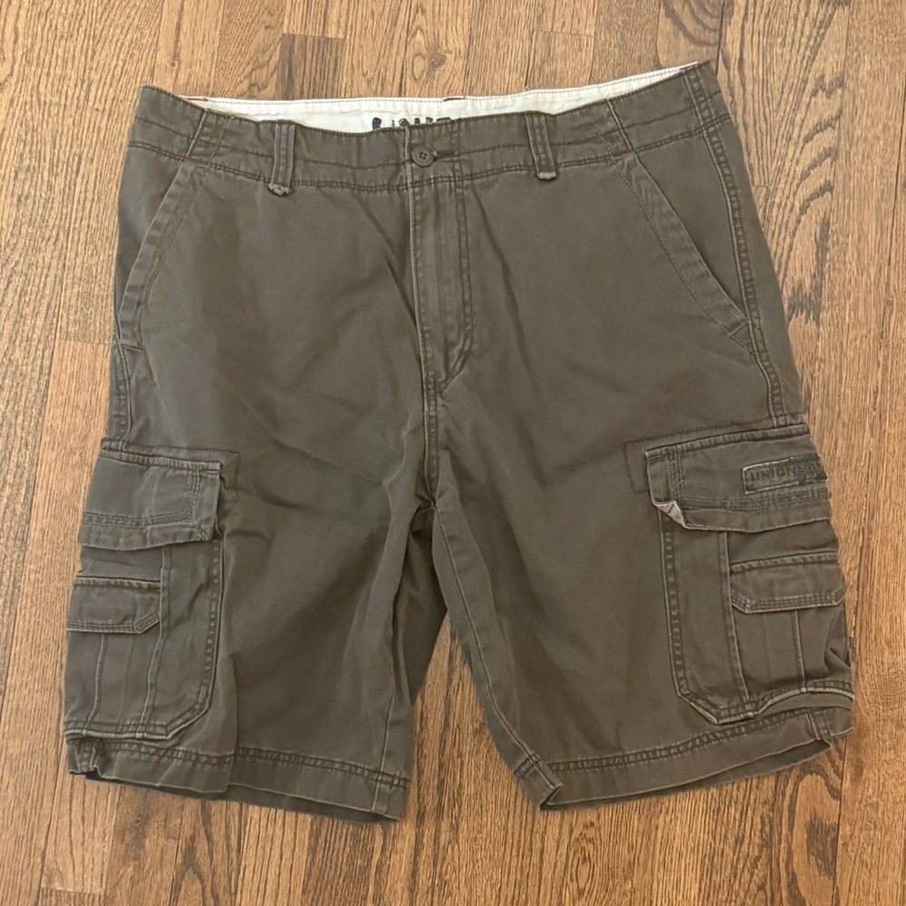 UNIONBAY Men's Dark Olive GreenCargo Shorts